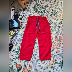 Free People Movement Well Played Pants Victory Red Size Small